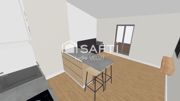 Appartement 3 pièces 60 m²