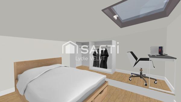 Appartement 3 pièces 60 m²