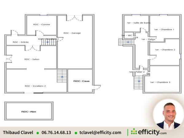 Maison
         5 pièces
        - 124 m² 189 000 € *