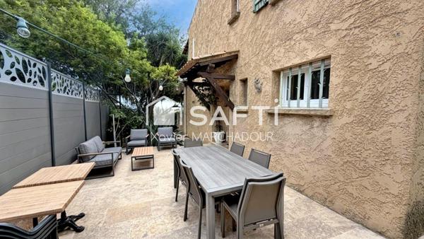 VILLA T4 AVEC STUDIO, JARDIN ET BELLE VUE MER