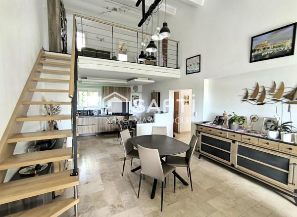 VILLA T4 AVEC STUDIO, JARDIN ET BELLE VUE MER