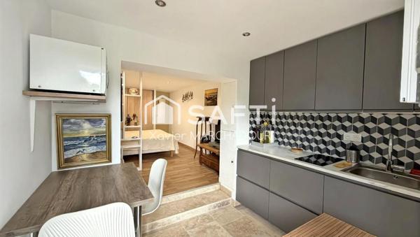 VILLA T4 AVEC STUDIO, JARDIN ET BELLE VUE MER