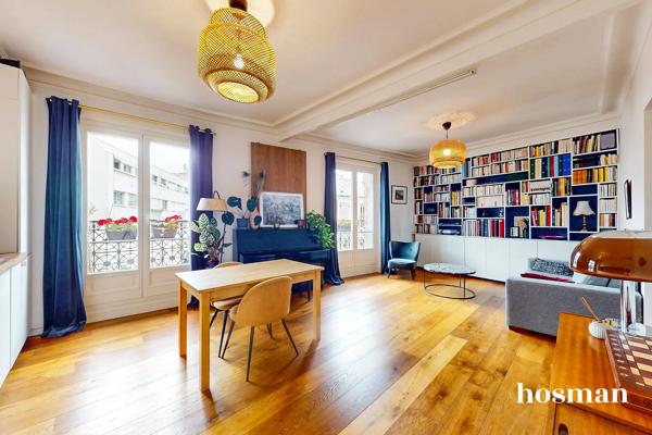 Buttes-Chaumont - 2 pièces de 51 m2 - Lumineux - Rue Rampal, Paris - Coup de coeur