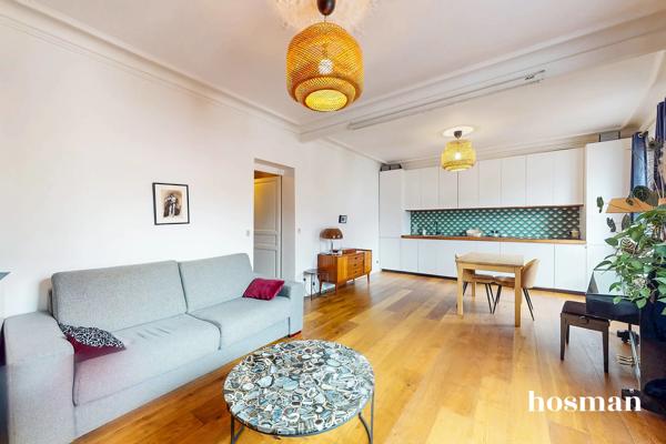 Buttes-Chaumont - 2 pièces de 51 m2 - Lumineux - Rue Rampal, Paris - Coup de coeur