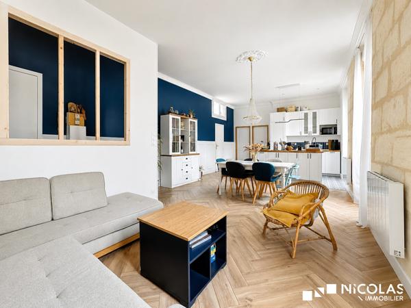 Appartement T3 rénové avec cachet – Jardin Public / Chartrons