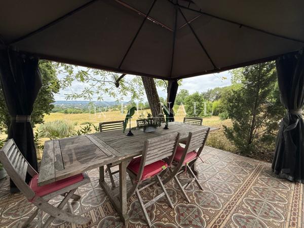 Charmante propriété avec vue rare sur Bergerac