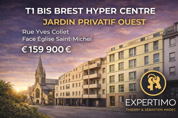 Brest (29200) Brest St-Michel – T1 bis avec jardin privatif