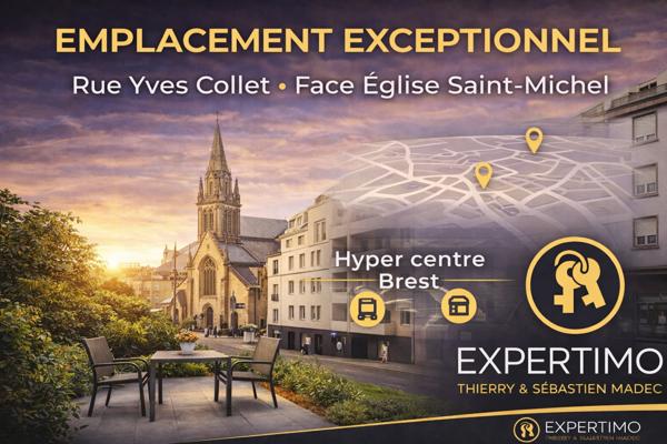 Brest (29200) Brest St-Michel – T1 bis avec jardin privatif