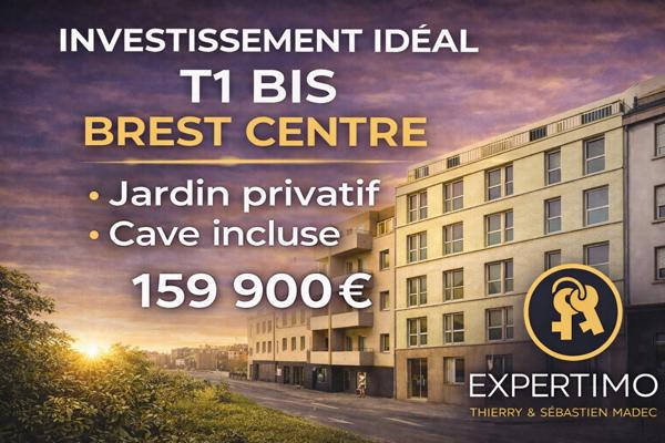 Brest (29200) Brest St-Michel – T1 bis avec jardin privatif