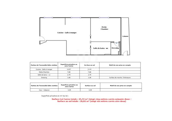 Appartement à vendre 2 pièces 26 m² Les Lilas