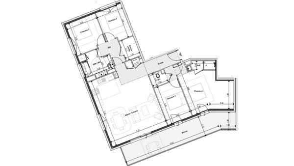 Appartement (neuf) à vendre 5 pièces 119 m² Riom