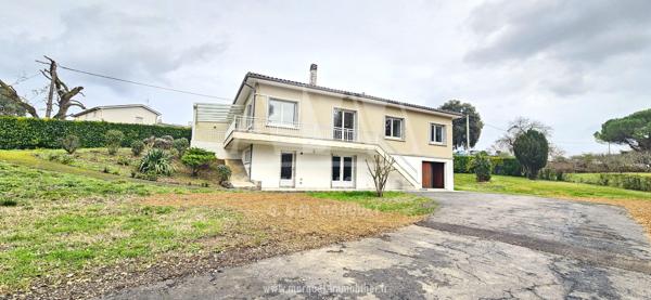 PUYMOYEN - 5 MINUTES D'ANGOULEME - CONFORTABLE PAVILLON SUR SOUS-SOL DE 155 m² SUR TERRAIN CLOS