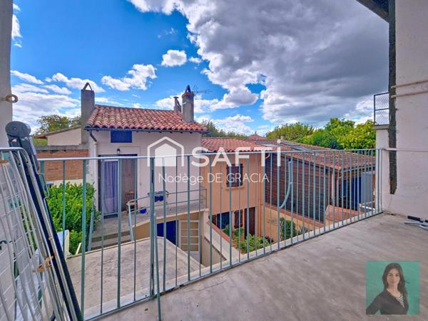 Maison de ville T4 + studio indépendant et garage