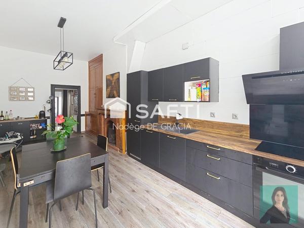 Maison de ville T4 + studio indépendant et garage