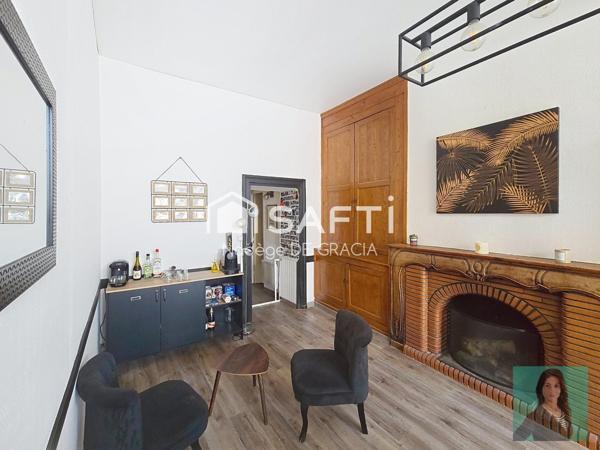 Maison de ville T4 + studio indépendant et garage