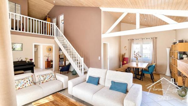 Maison familiale 158 m² – 4 chambres, jardin, garage et cave – Parempuyre