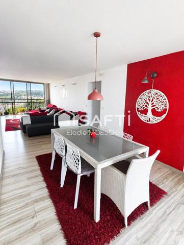 Magnifique T4 avec salon traversant et sa vue mer !
