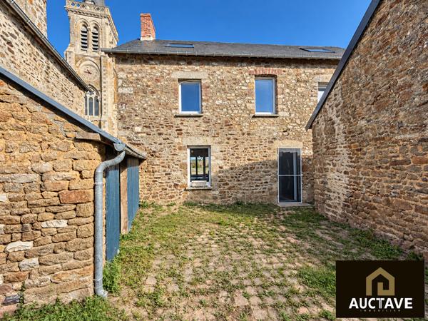 Maison en pierre avec 3 chambres, jardin et dépendances , Pre en pail