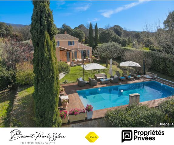 Bédoin - maison provençale avec piscine chauffée au pied du Mont Ventoux