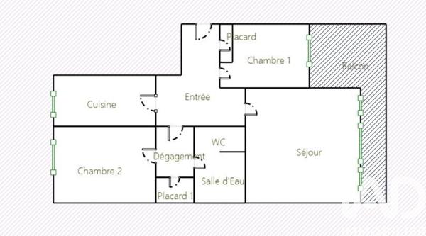 Appartement à vendre 3 pièces 67 m² Vitry-sur-Seine