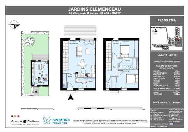 Villa 3 pièces – 65 m²