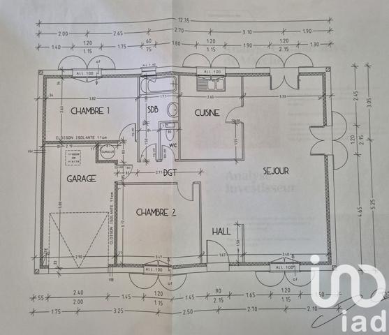 House for sale 3 rooms 73 m² Chaptelat