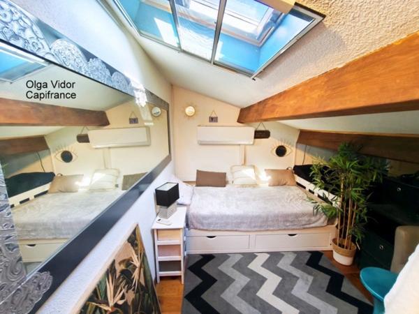 Maison à vendre 2 pièces avec 1 chambre, 1 mezzanine, 1 veranda, 1 terrasse et parking privatif