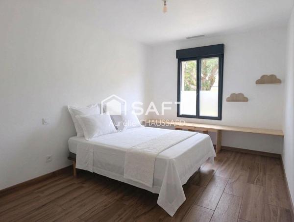 Plain-pied 3 chambres garage piscine
