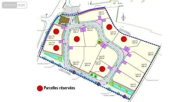 Terrain à Batir à vendre à Villedieu-les-Poêles-Rouffigny dans la Manche (50800), ref : 50038-2591