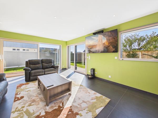 Maison contemporaine à haute performance énergétique