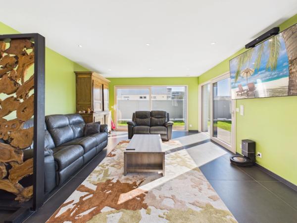 Maison contemporaine à haute performance énergétique