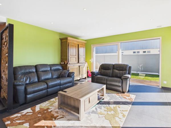 Maison contemporaine à haute performance énergétique