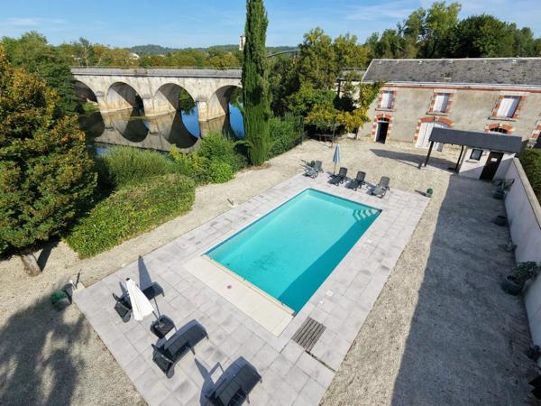 Propriété Belle Époque de caractère en bord de rivière – Un cadre de vie exceptionnel