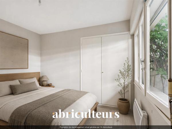 Agréable 2 pièces de 42 m² en rez-de-jardin avec terrasse et cave Le Cannet