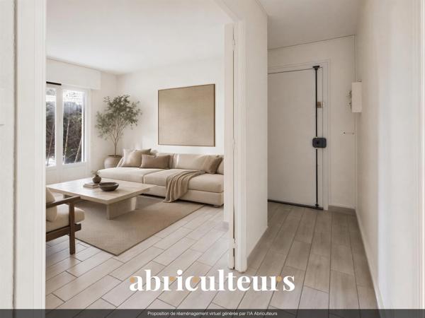 Agréable 2 pièces de 42 m² en rez-de-jardin avec terrasse et cave Le Cannet