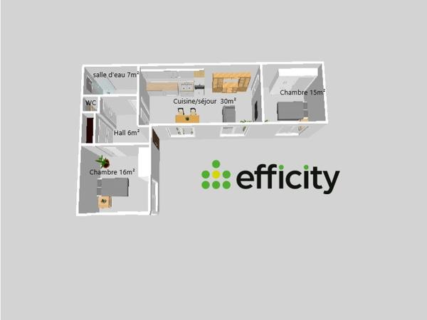 Maison
         4 pièces
        - 75 m² Exclusivité 160 000 € *