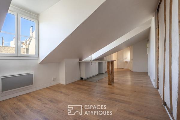 Appartement en dernier étage – Quartier Trudaine