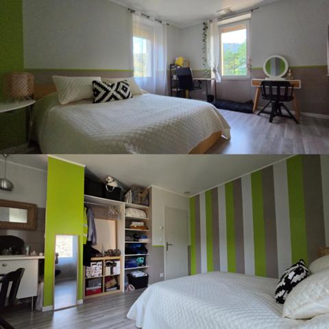 En Ardèche, dans la magnifique Vallée de l'Eyrieux et à 25 minutes de Valence et de l'autoroute A7, grande maison de 248 m² - belles prestations - Terrains plat - Bois - Source - Arrêt bus pr Valence