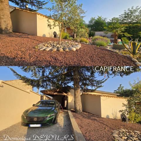 En Ardèche, dans la magnifique Vallée de l'Eyrieux et à 25 minutes de Valence et de l'autoroute A7, grande maison de 248 m² - belles prestations - Terrains plat - Bois - Source - Arrêt bus pr Valence