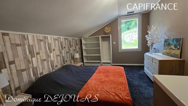 En Ardèche, dans la magnifique Vallée de l'Eyrieux et à 25 minutes de Valence et de l'autoroute A7, grande maison de 248 m² - belles prestations - Terrains plat - Bois - Source - Arrêt bus pr Valence