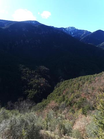 Maison de Hameau  sitiée sur la commune Le  Mas  avec  une terrasse