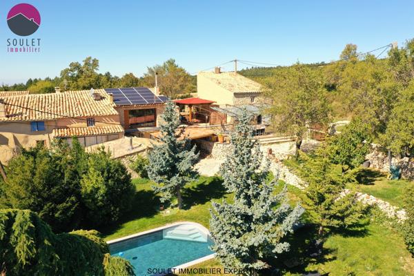 Villes-sur-Auzon (84570) Maison avec gîte attenant et piscine