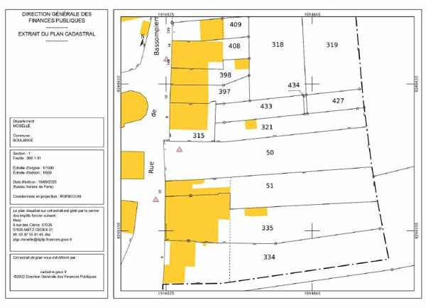 Terrain à vendre    Boulange