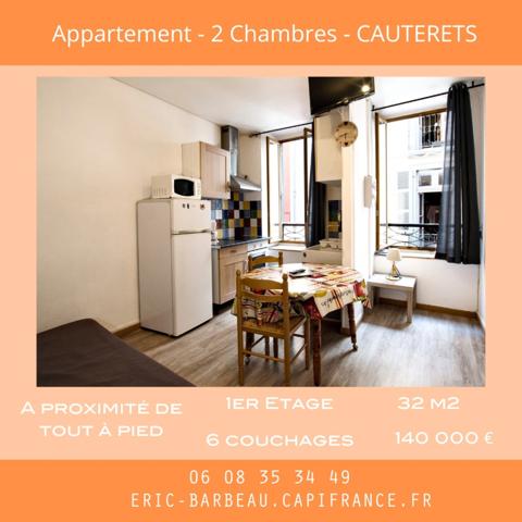Appartement T3 32m2 CAUTERETS Centre