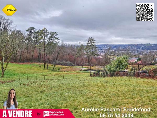 BRIVE - MALEMORT : TERRAIN CONSTRUCTIBLE avec VUE DEGAGEE - OPPORTUNITÉ RARE