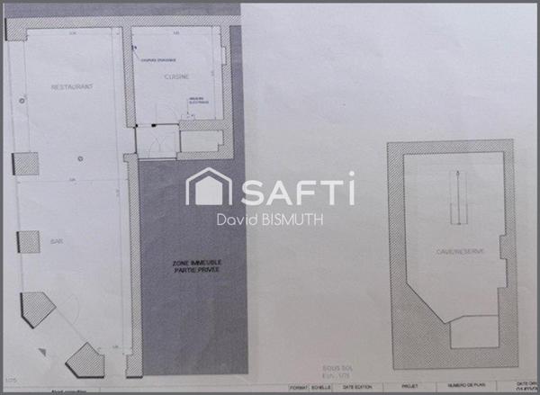 BAR RESTAURANT 70 M2 EMPLACEMENT NUMERO 1 LEVALLOIS CENTRE EXTRACTION DE 400 LICENCE 4