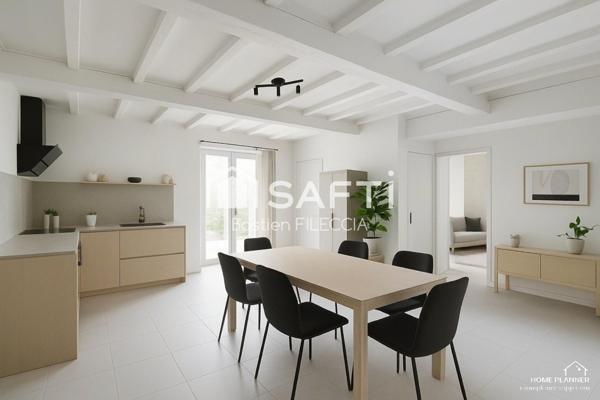 Située au coeur de Carbonne, centre ville à pied