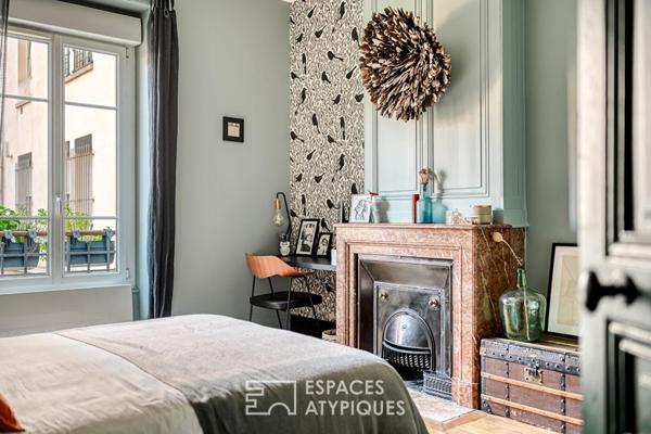 Haussmannien rénové par architecte à deux pas du métro