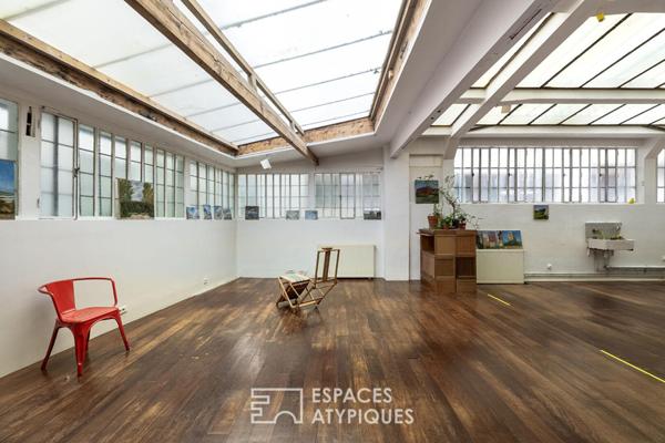 Atelier sous verrières à République