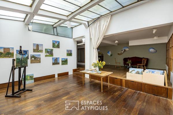 Atelier sous verrières à République